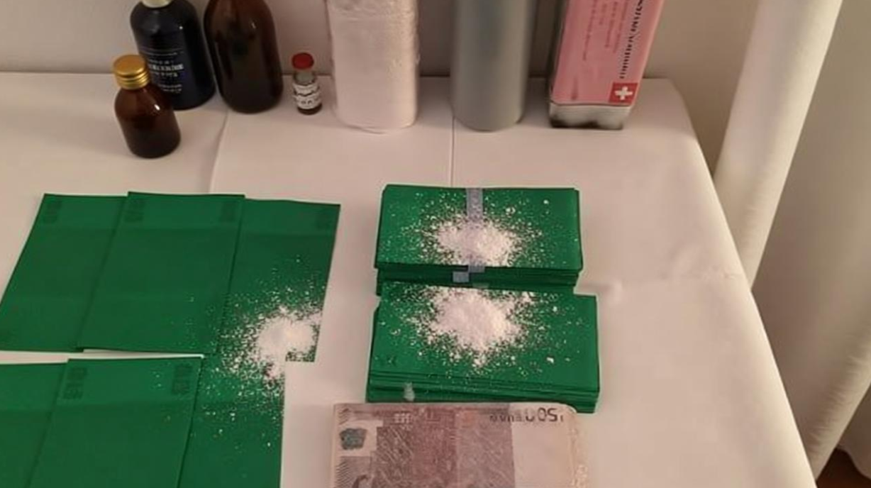 Application poudre sur USD