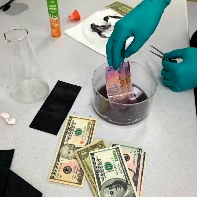 Restauration billets EUR endommagés - Solution Clean Laboratoire